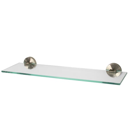 Speakman Glass Shelf, Exposed Mount, Brushed Nickel, Nickel SA-1209-BN